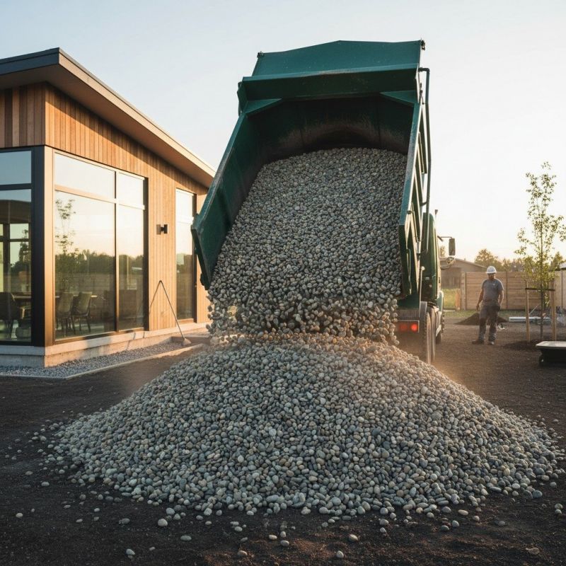 Landscaping Gravel Delivery detail