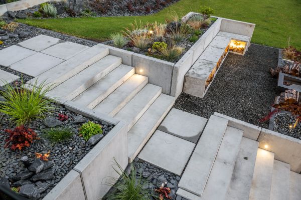 Concrete Landscaping in Huntersville