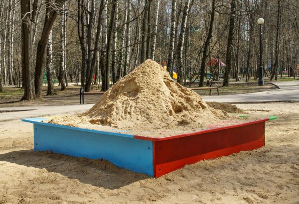 Playground Sand Delivery in Huntersville